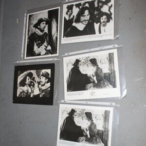 Lot of 4 Vintage Movie Press Photographs from the 1990 movie CYRANO DE BERGERAC